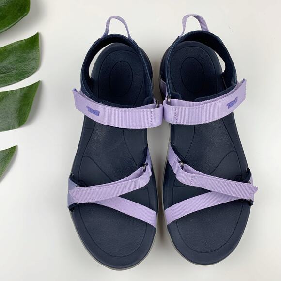 Teva Verra Sport Sandals Purple Adjustable Hiking Outdoor Women's 7 - Picture 2 of 12